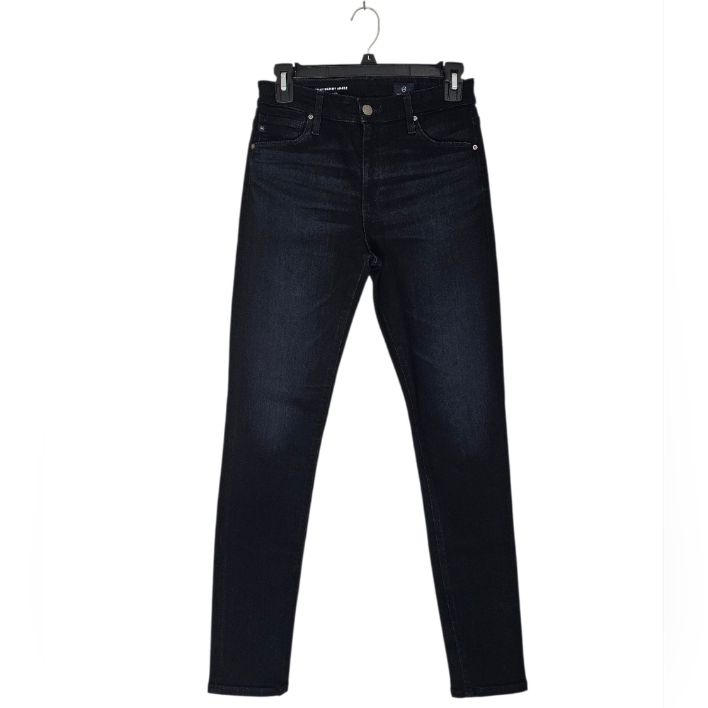 AG Adriano‎ Goldschmied The Farrah High Rise Skinny Ankle Blue Jeans 28 Preowned